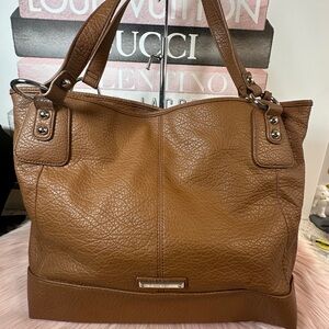 Nine West Tan Leather Tote